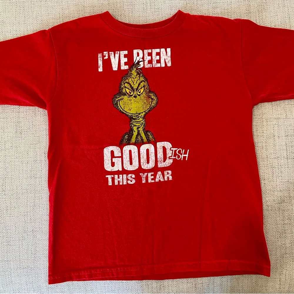 Kids' Red Grinch Graphic Tee